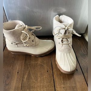 Sperry top-sider wool saltwater duck boots